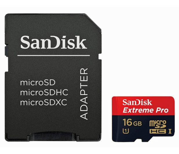 SANDISK 16GB Micro SDHC SDSDQXP-016G-X46 - 179855 - zdjęcie 2